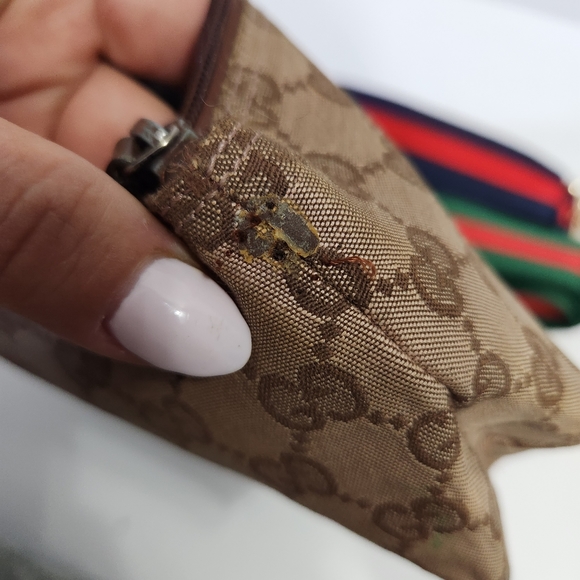 Gucci Authentic  pochette GG canvas bag pouch #103399 - Picture 10 of 16